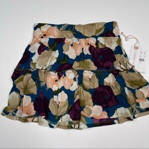 O’Neill Skirt Spring Fling Floral Flounce Beach Skater Boho Bohemian School New